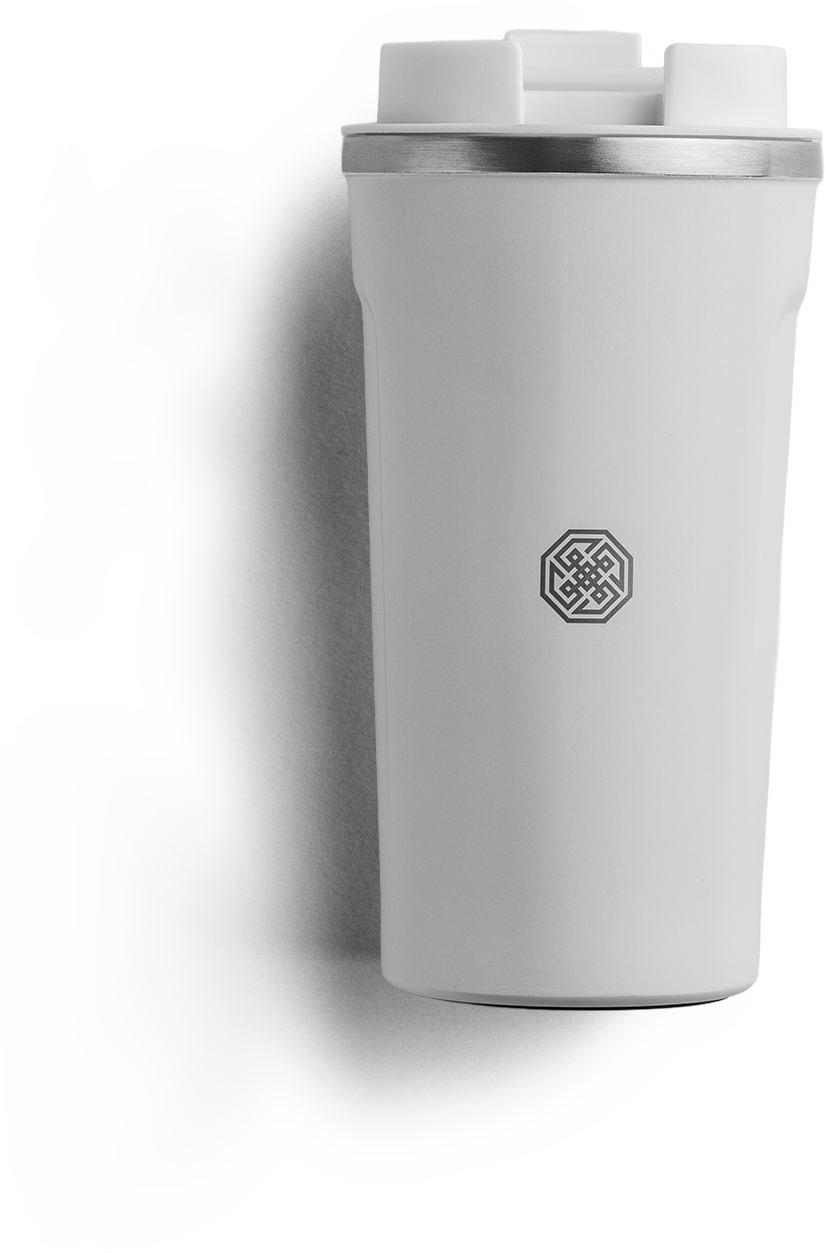 Copo térmico branco I Am Essential